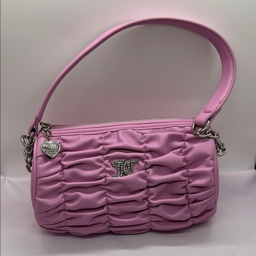 Juicy Couture Pink Ruched Handbag